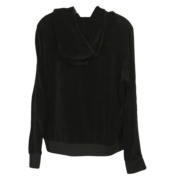 Juicy Couture Hoodie, Black,Size: XL, Y2k - Picture 2 of 6